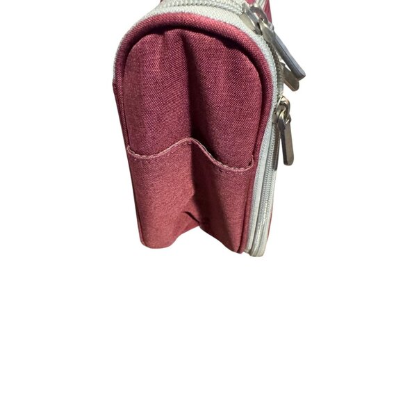 Oimimy Travel Makeup Bag Multiple Pockets & Hanging Hook 10" L x 4" W x 9" H - Picture 11 of 12